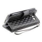 Wholesale Galaxy S3 /i9300 Square Wallet Flip Leather Case with Strap and Stand (Black)